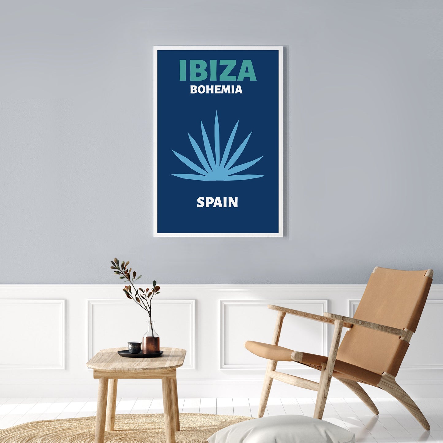 Ethan Taylor 'Ibiza Travel Poster IV' Framed Art Print