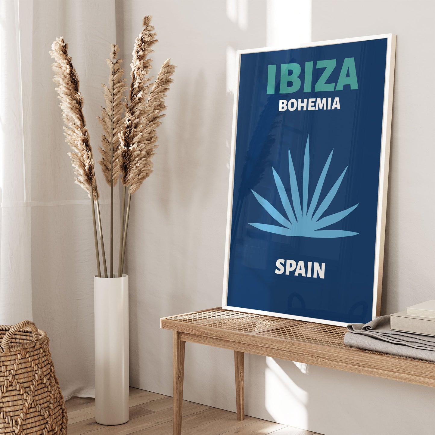 Ethan Taylor 'Ibiza Travel Poster IV' Framed Art Print