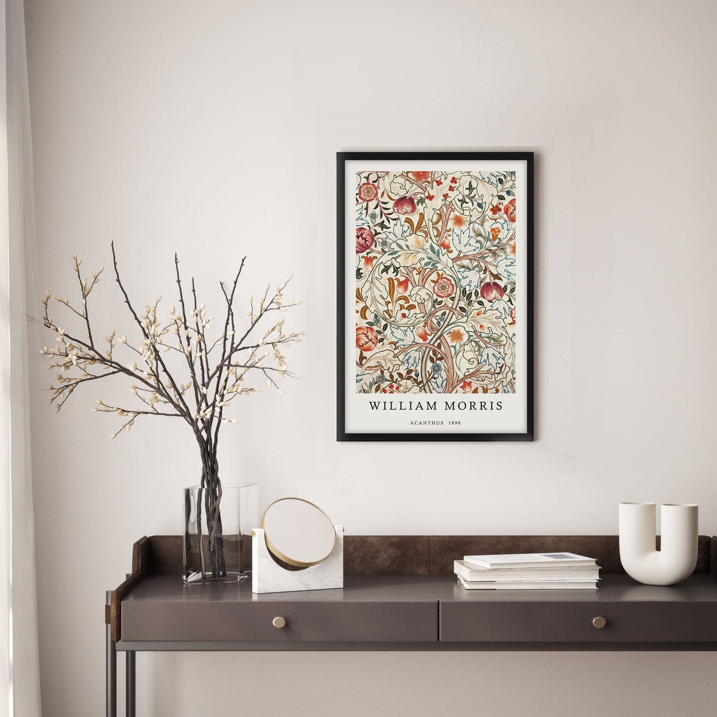 Ethan Taylor 'William Morris Acanthus' Framed Art Print