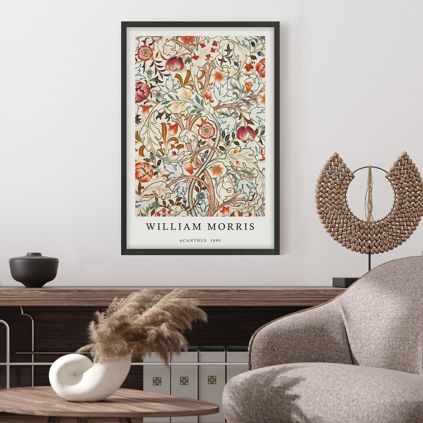 Ethan Taylor 'William Morris Acanthus' Framed Art Print