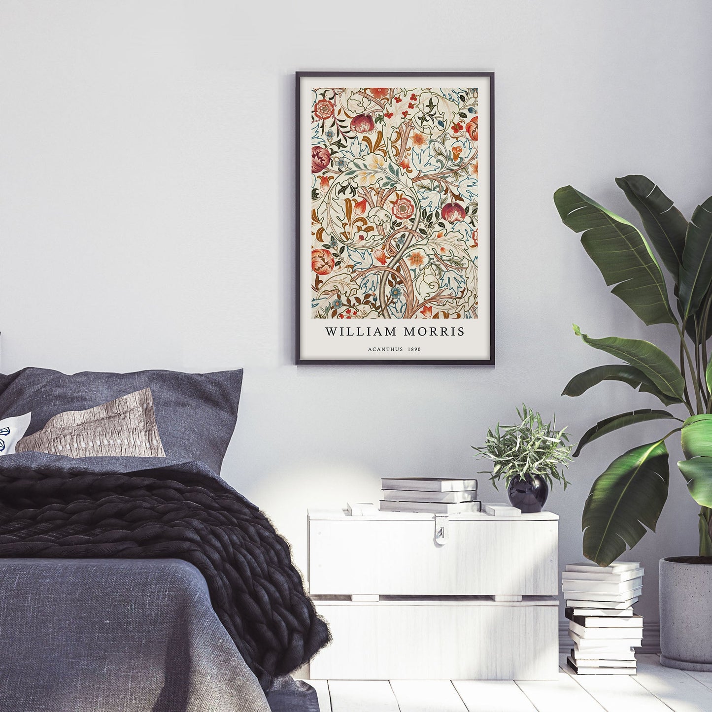 Ethan Taylor 'William Morris Acanthus' Framed Art Print