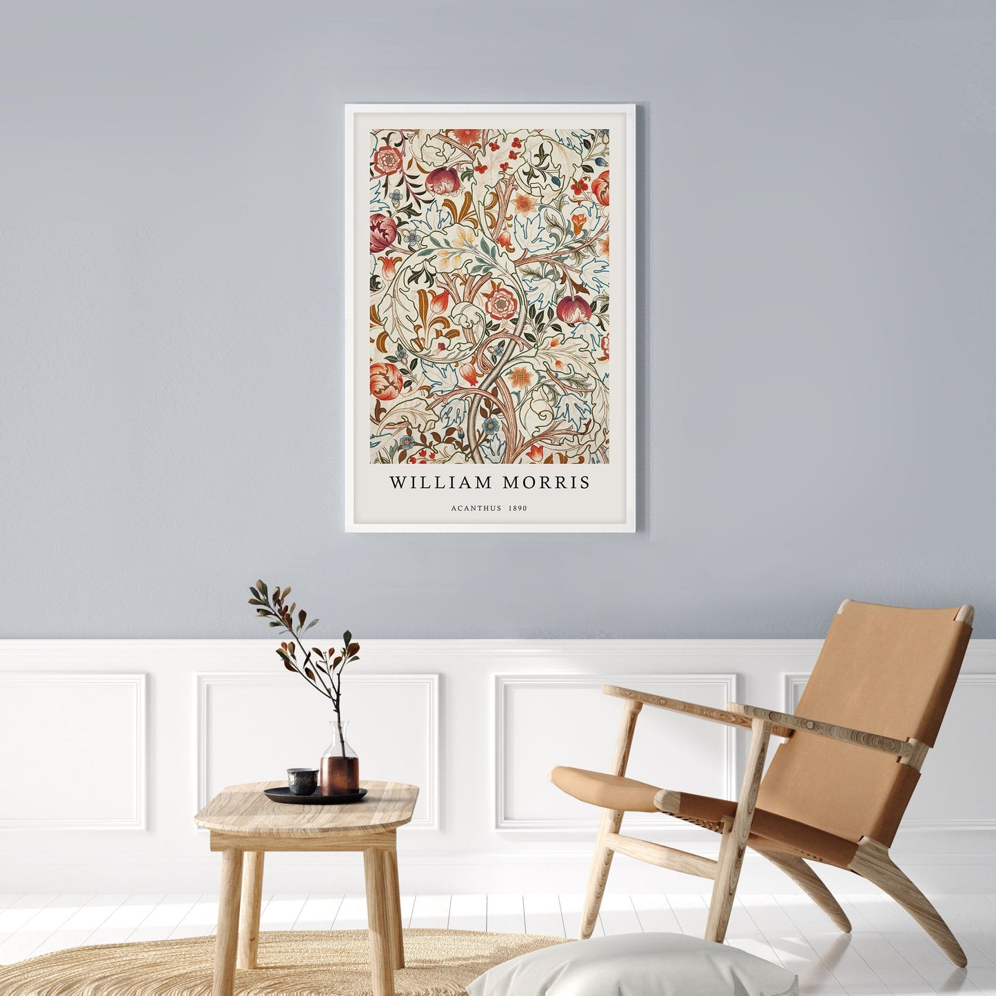 Ethan Taylor 'William Morris Acanthus' Framed Art Print