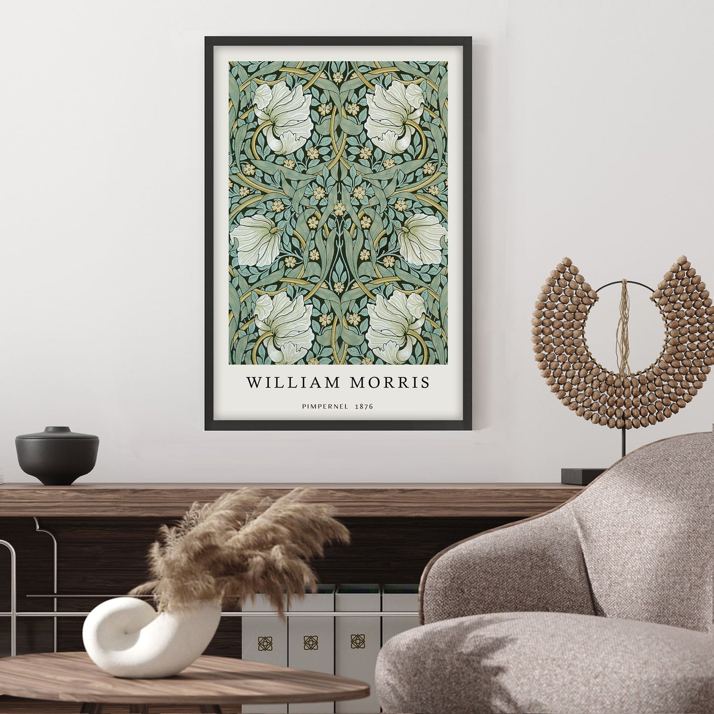 Ethan Taylor 'William Morris Pimpernel' Framed Art Print