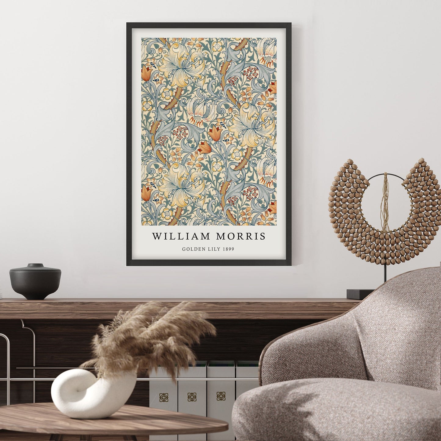 Ethan Taylor 'William Morris Golden Lily' Framed Art Print