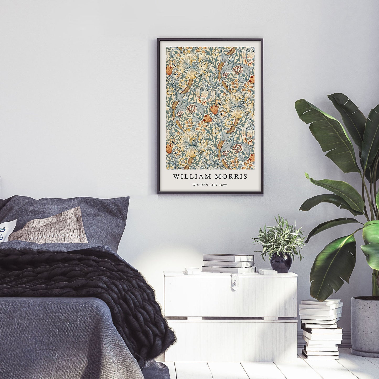 Ethan Taylor 'William Morris Golden Lily' Framed Art Print