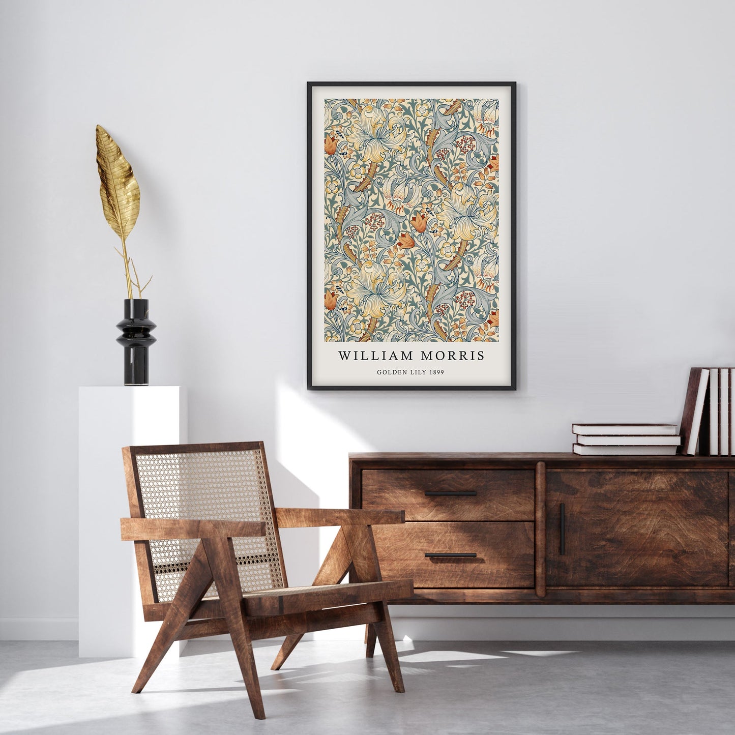 Ethan Taylor 'William Morris Golden Lily' Framed Art Print