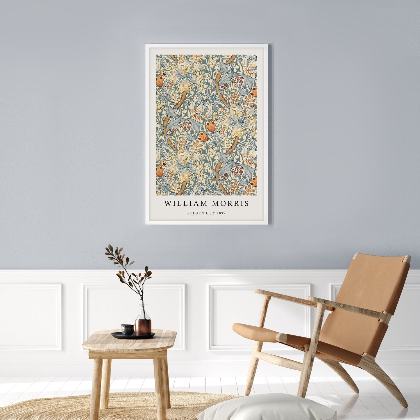 Ethan Taylor 'William Morris Golden Lily' Framed Art Print