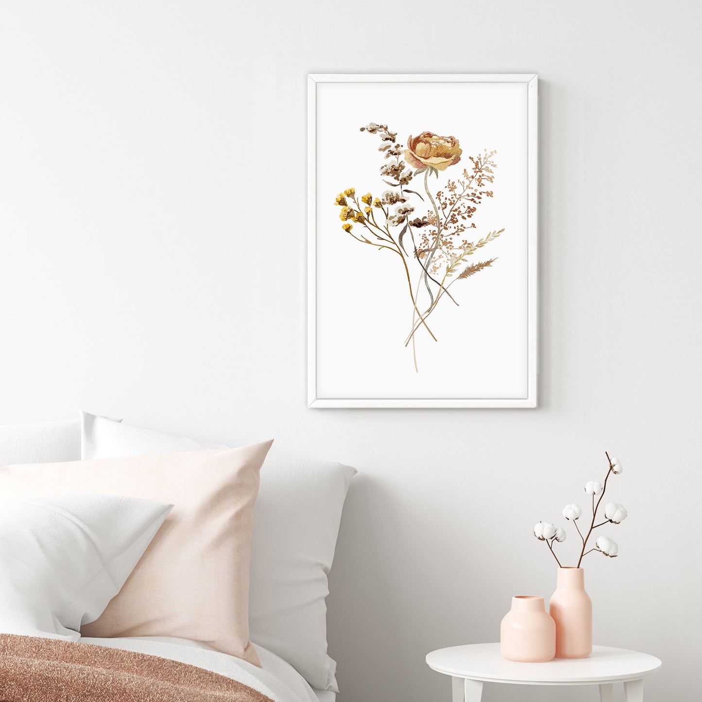 Ethan Taylor 'Watercolor Flower Bouquet' Framed Art Print