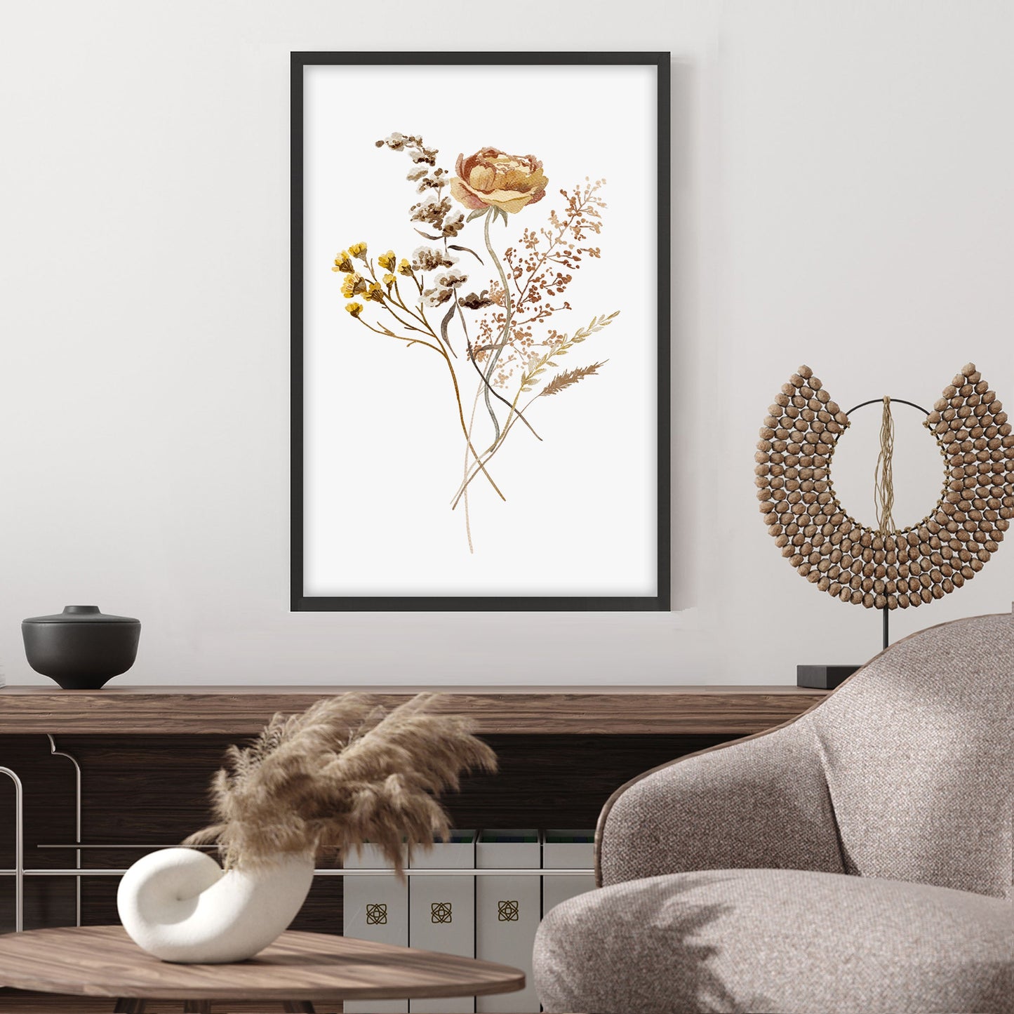 Ethan Taylor 'Watercolor Flower Bouquet' Framed Art Print