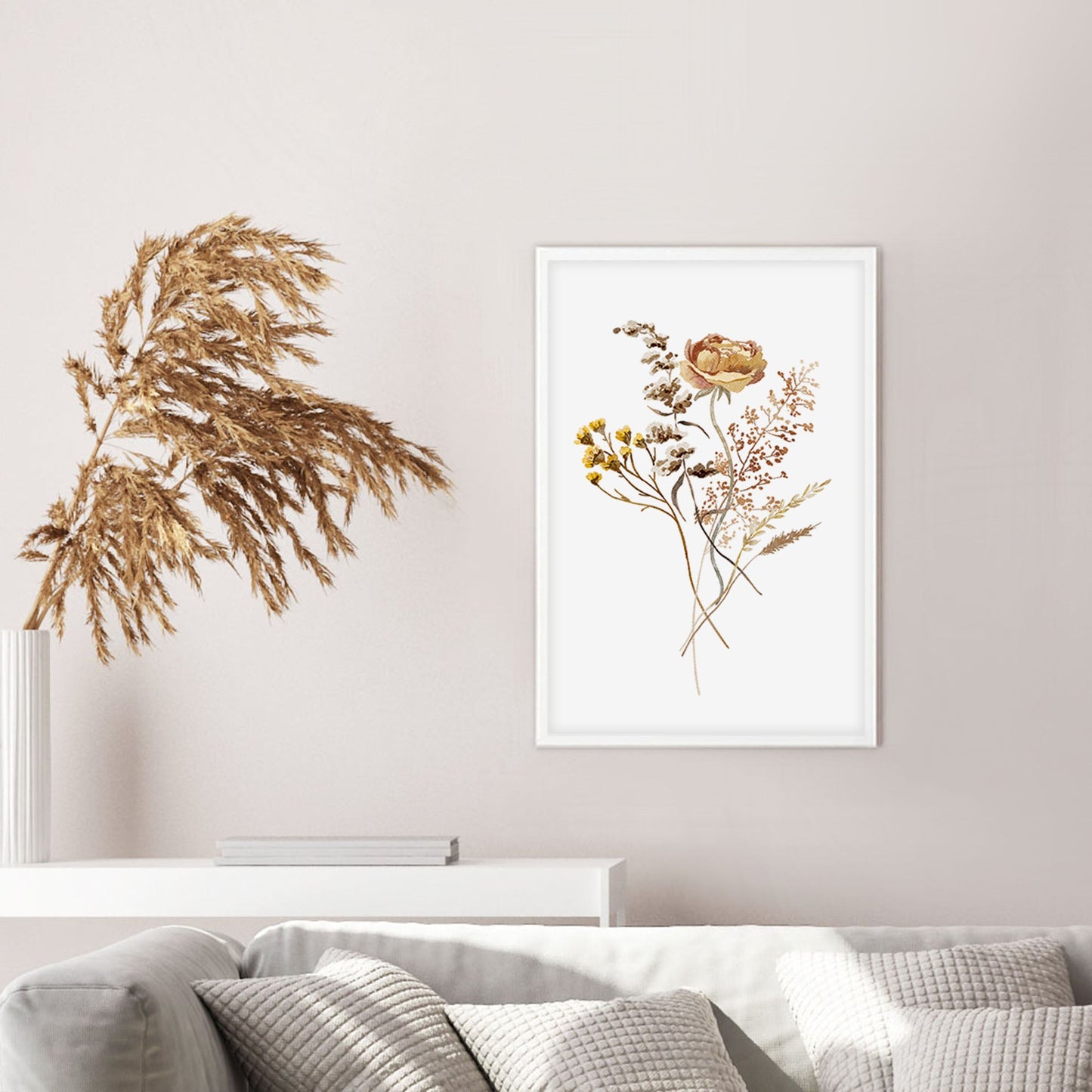 Ethan Taylor 'Watercolor Flower Bouquet' Framed Art Print