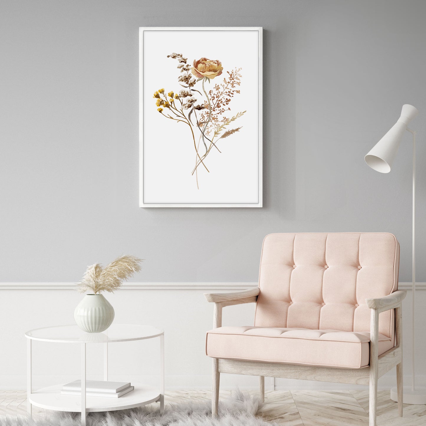 Ethan Taylor 'Watercolor Flower Bouquet' Framed Art Print