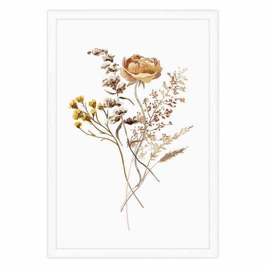 Ethan Taylor 'Watercolor Flower Bouquet' Framed Art Print