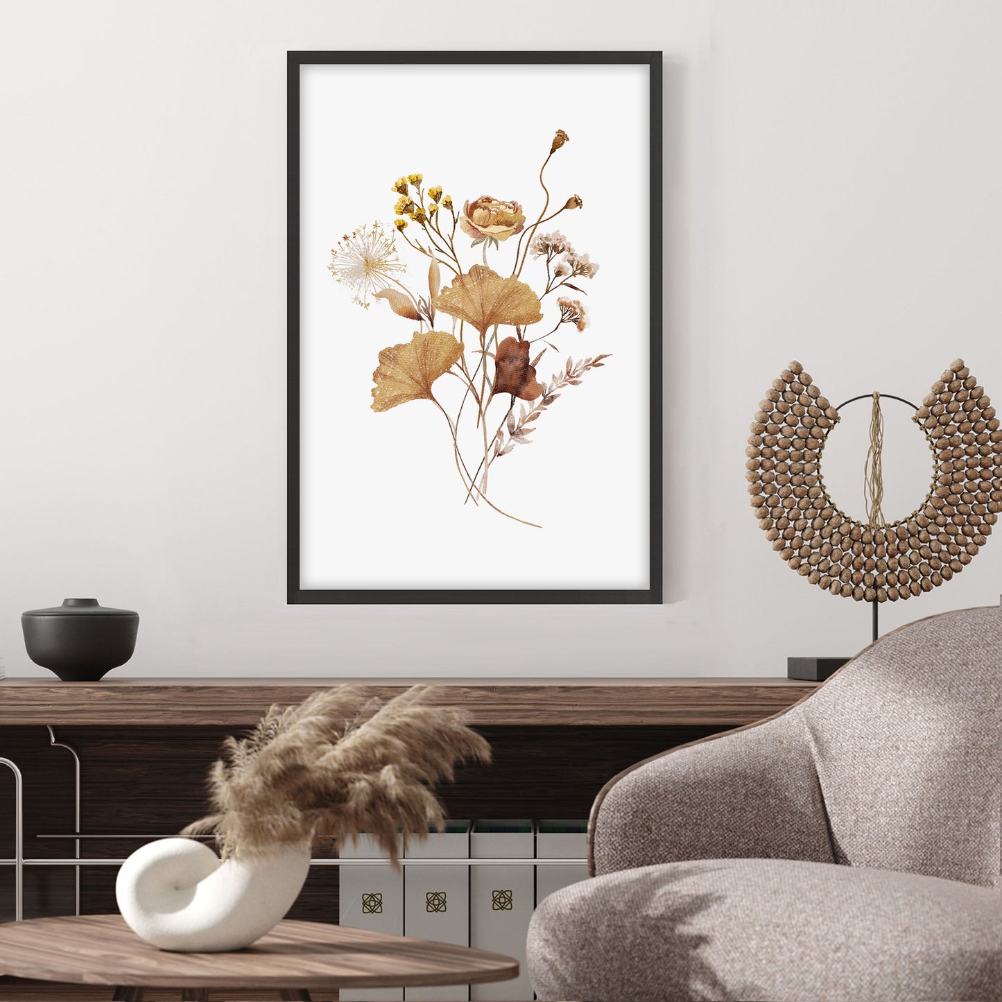 Ethan Taylor 'Watercolor Flower Bouquet III' Framed Art Print