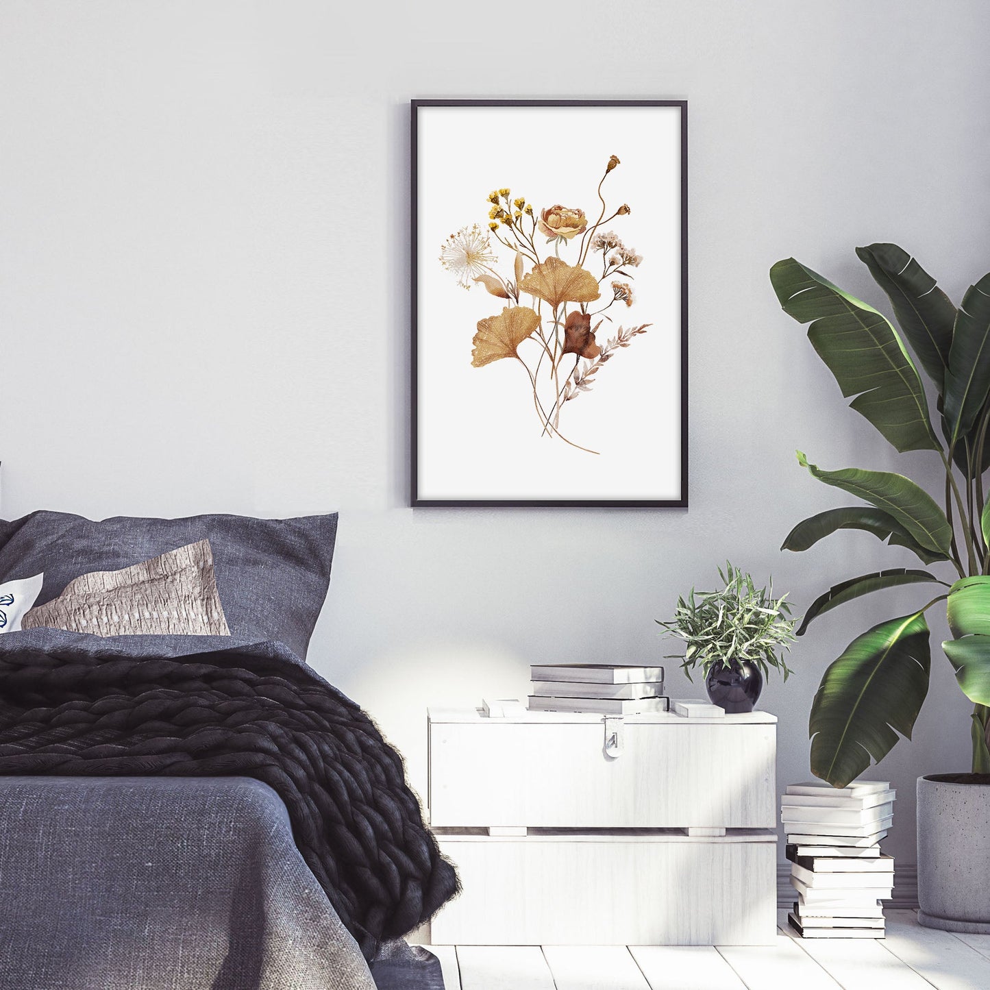 Ethan Taylor 'Watercolor Flower Bouquet III' Framed Art Print