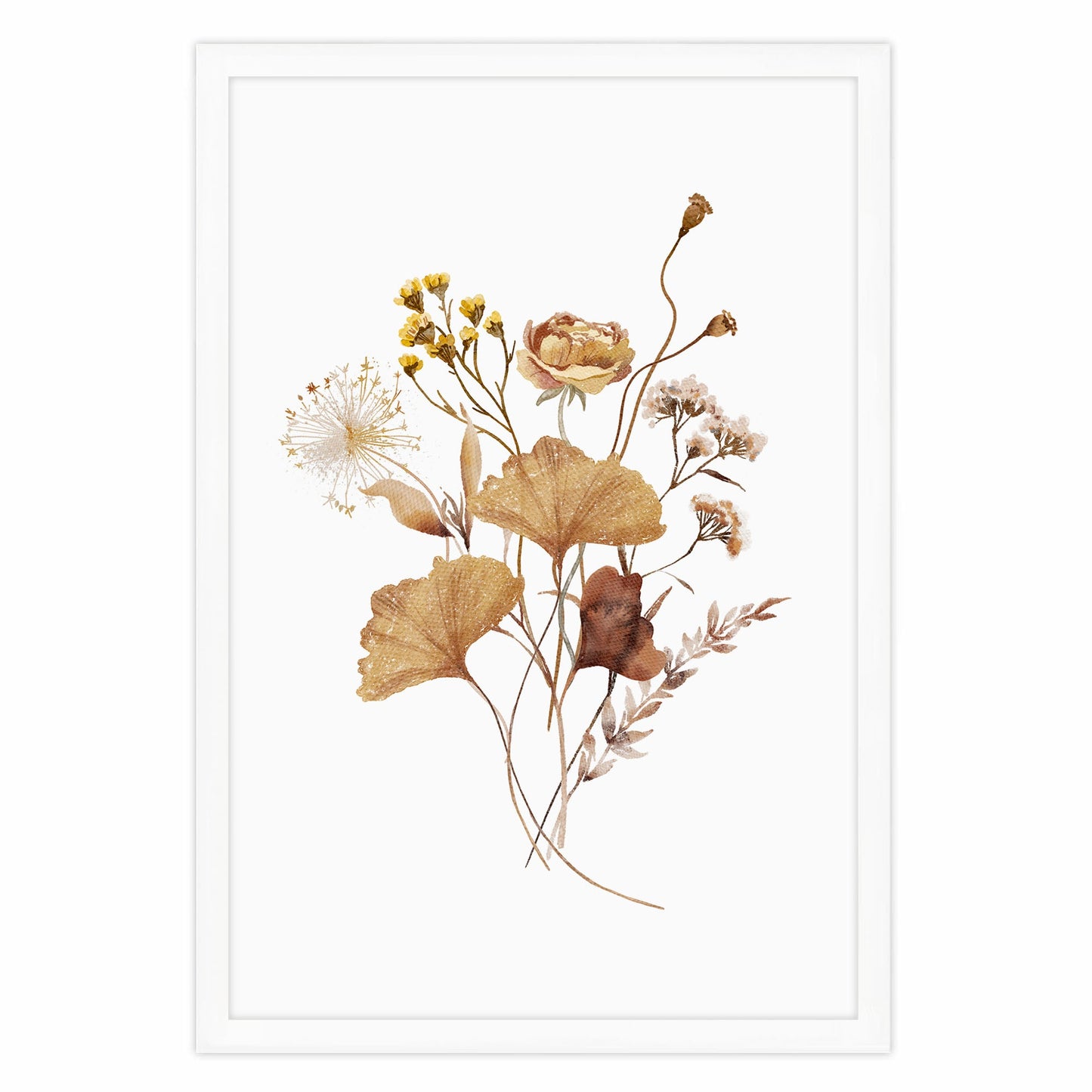 Ethan Taylor 'Watercolor Flower Bouquet III' Framed Art Print