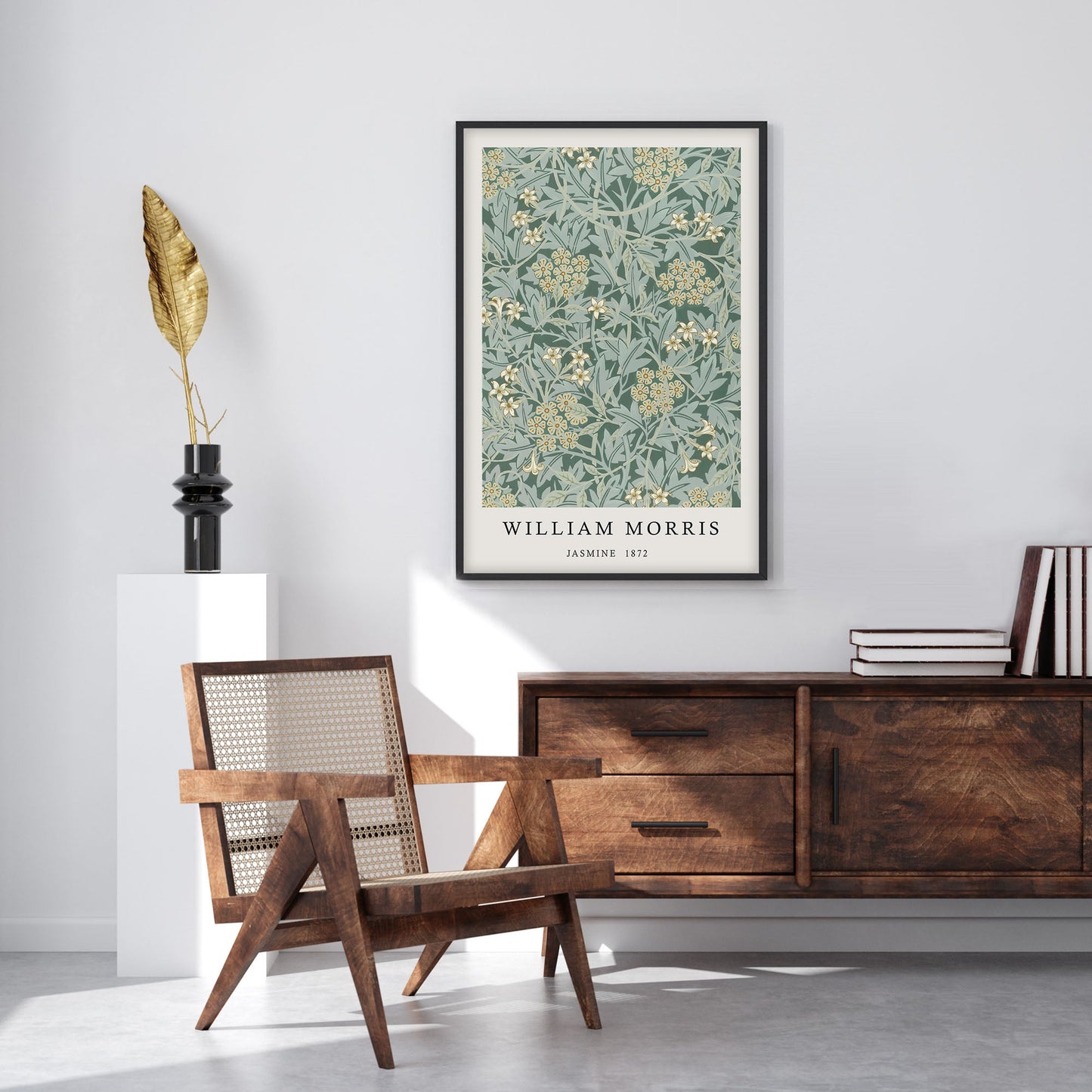 Ethan Taylor 'William Morris Jasmine' Framed Art Print