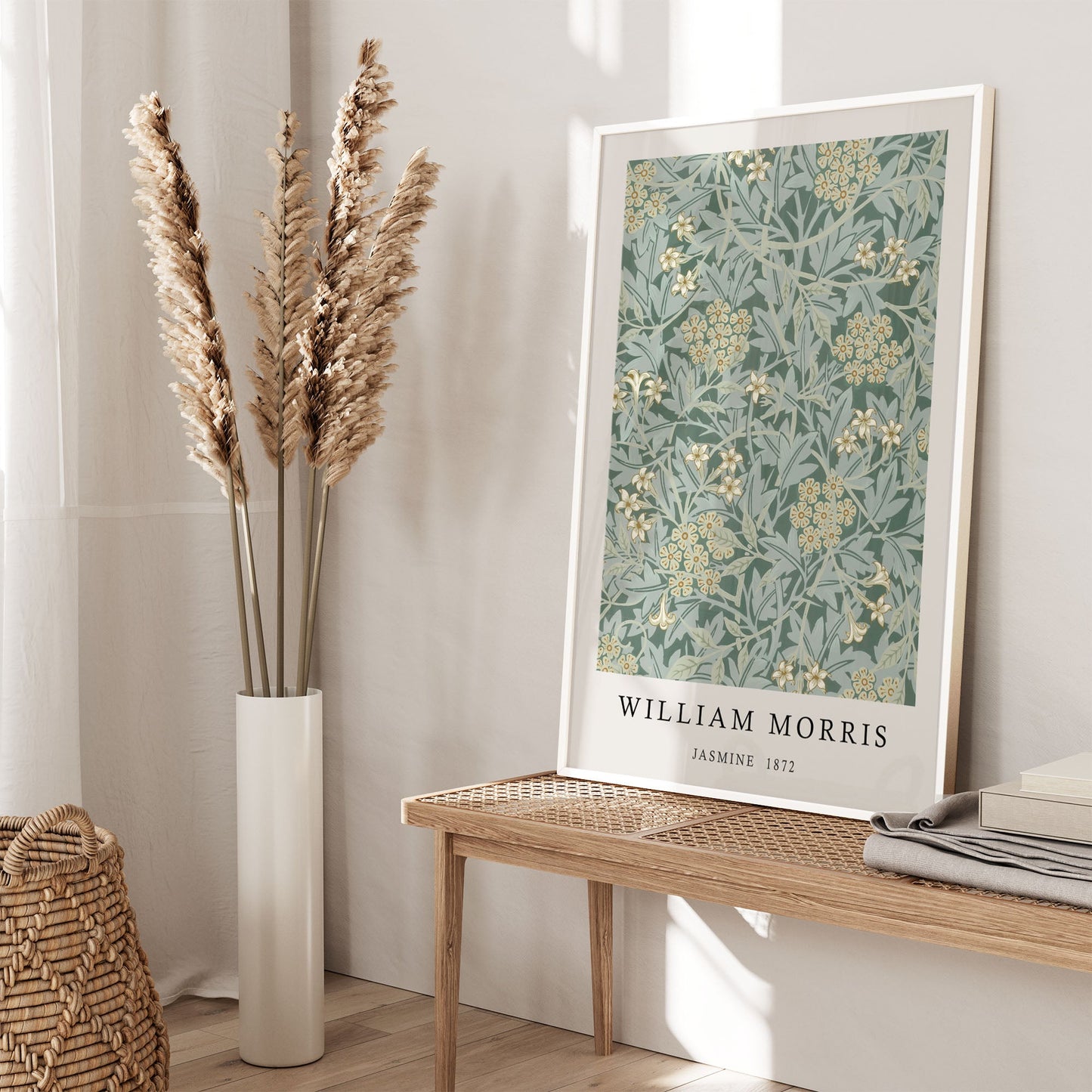 Ethan Taylor 'William Morris Jasmine' Framed Art Print