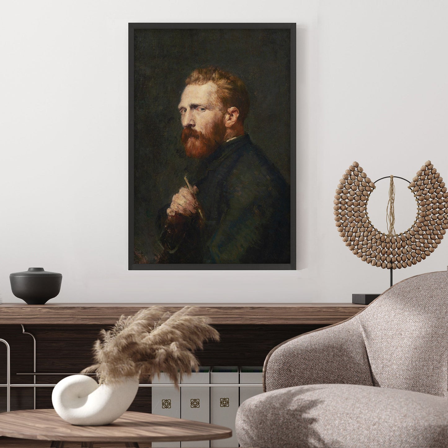 Ethan Taylor 'Vincent Van Gogh Self Portrait II' Framed Art Print