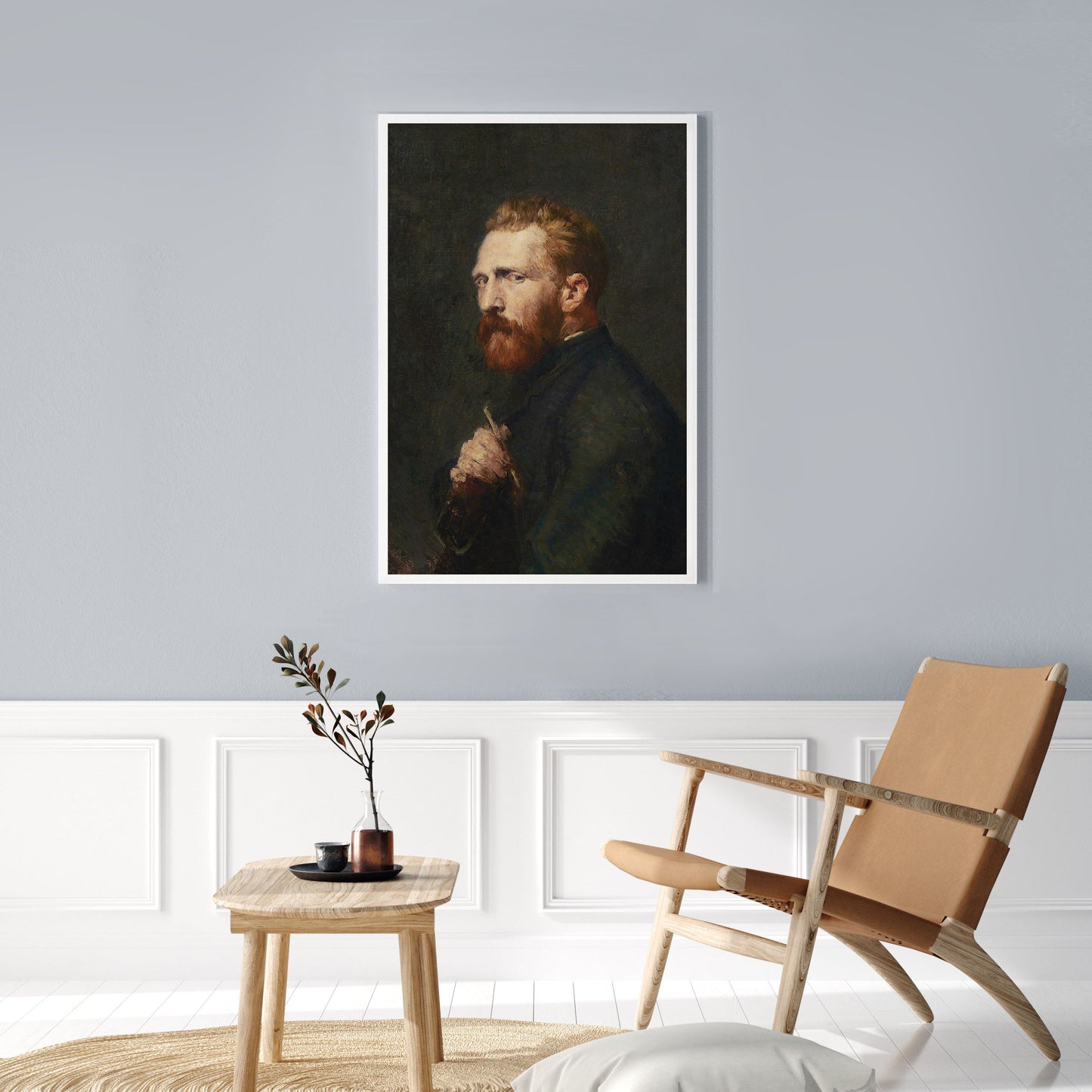 Ethan Taylor 'Vincent Van Gogh Self Portrait II' Framed Art Print